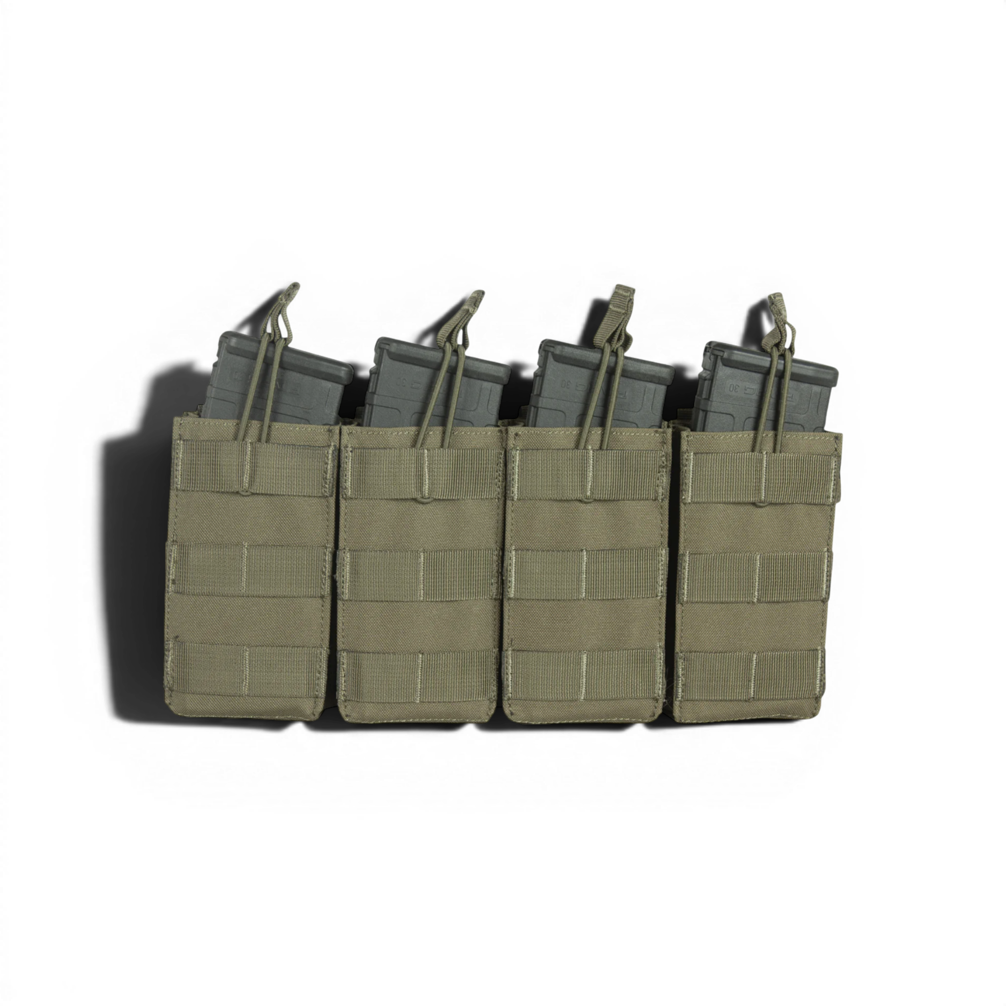 MOLLE Open Top Quad Rifle Mag Pouch
