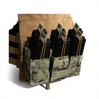 CTC MOLLE Open Top Six Rifle Mag Pouch