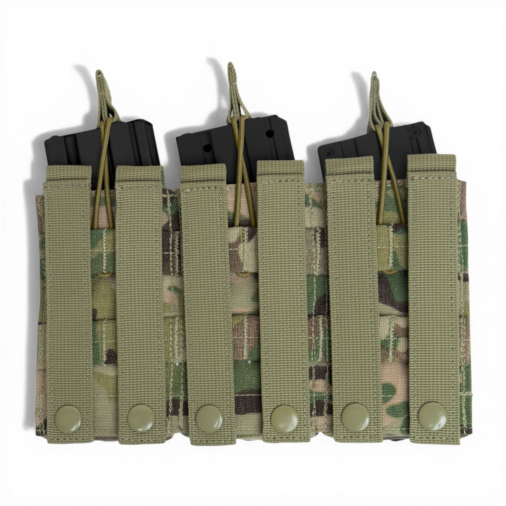 CTC MOLLE Open Top Triple Rifle Mag Pouch