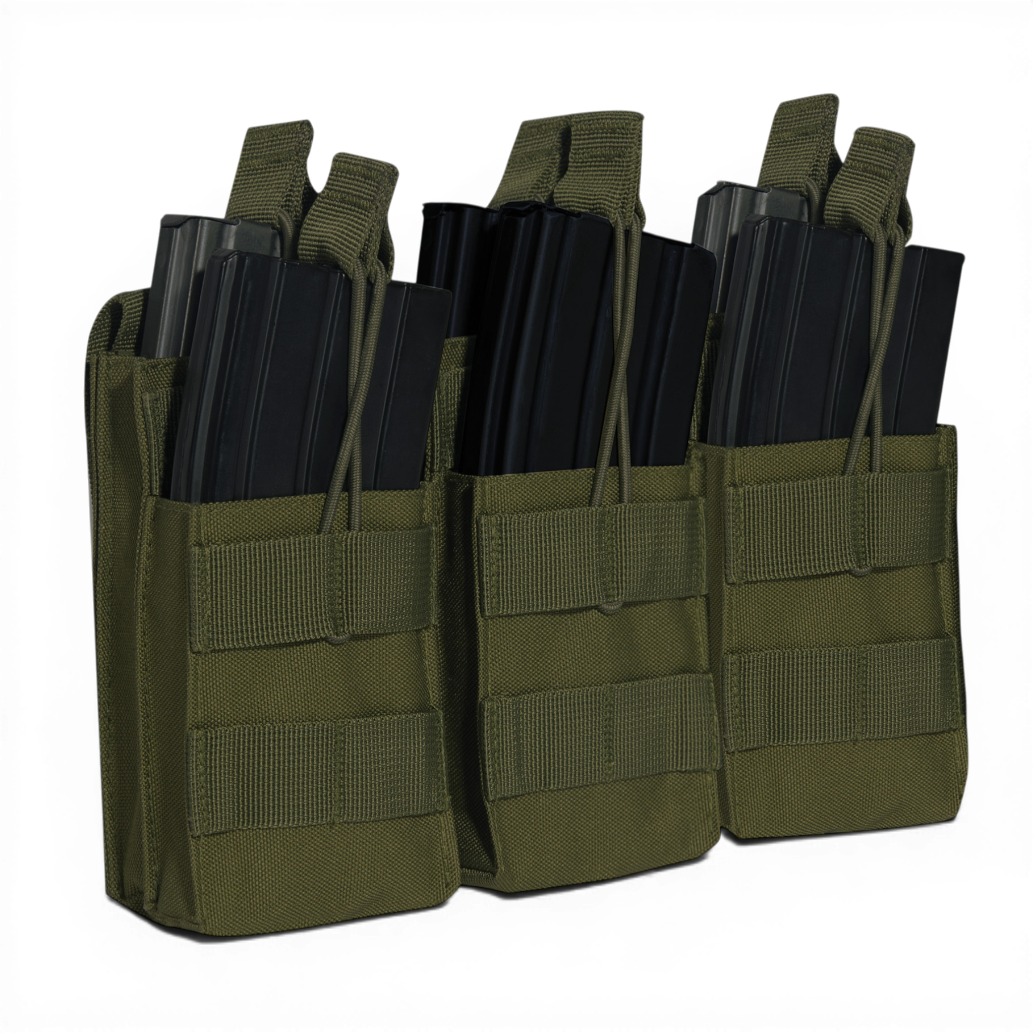 CTC MOLLE Open Top Six Rifle Mag Pouch