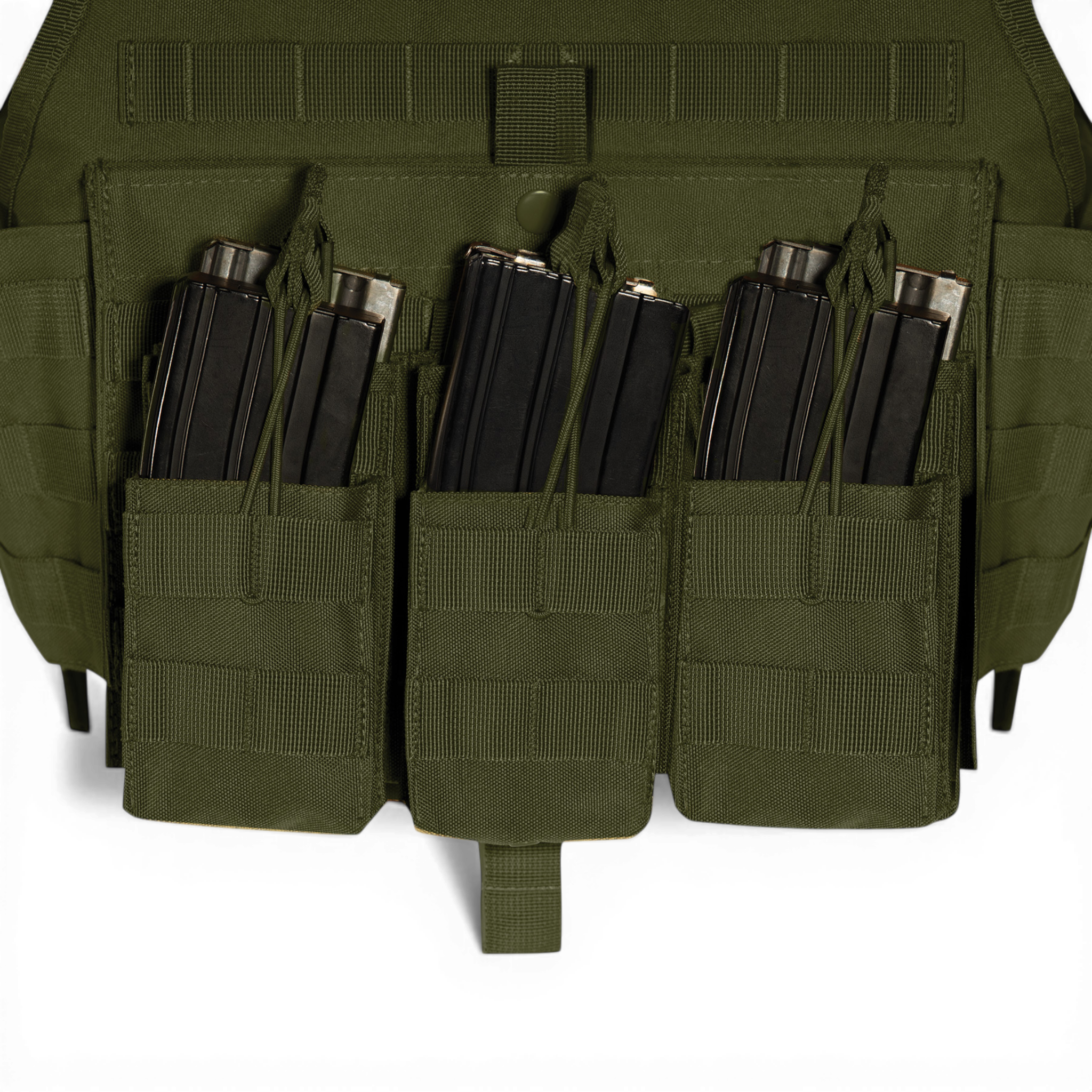 CTC MOLLE Open Top Six Rifle Mag Pouch