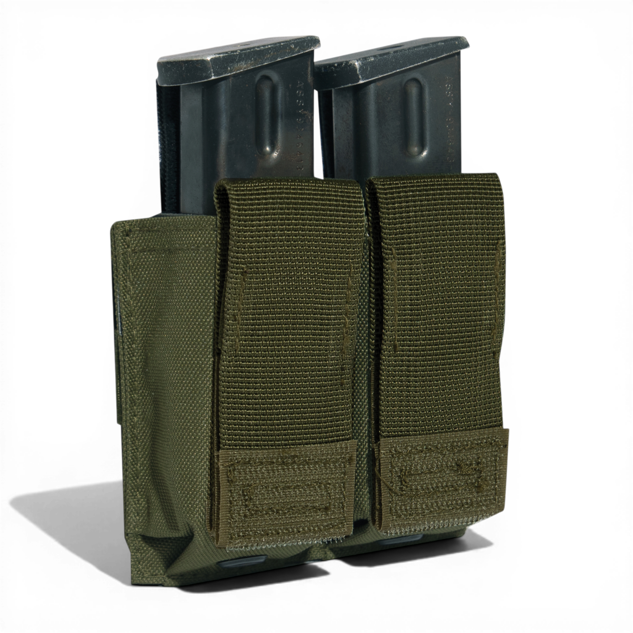 CTC MOLLE Double Pistol Mag Pouch with Insert