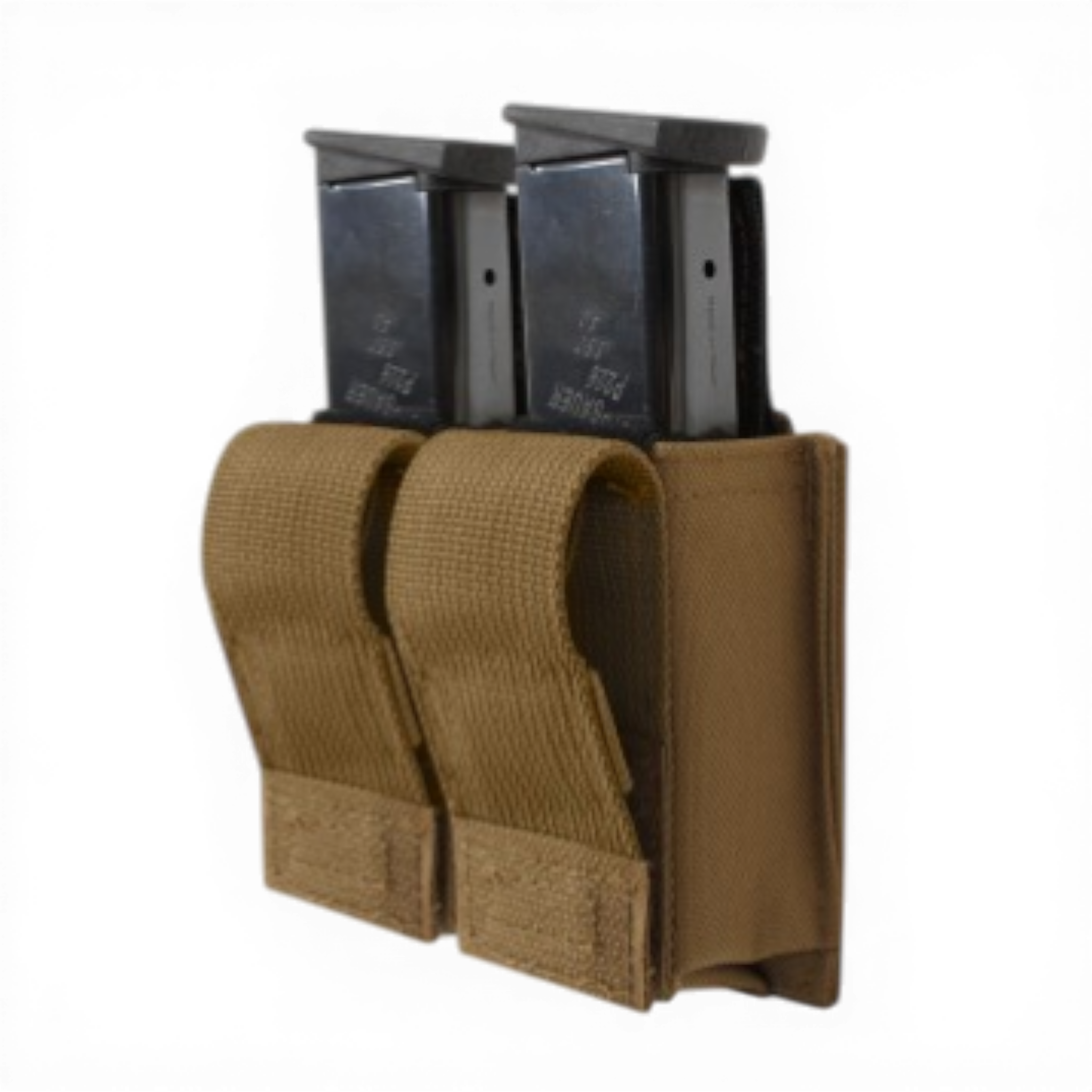 CTC MOLLE Double Pistol Mag Pouch with Insert