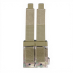 CTC MOLLE Double Pistol Mag Pouch with Insert