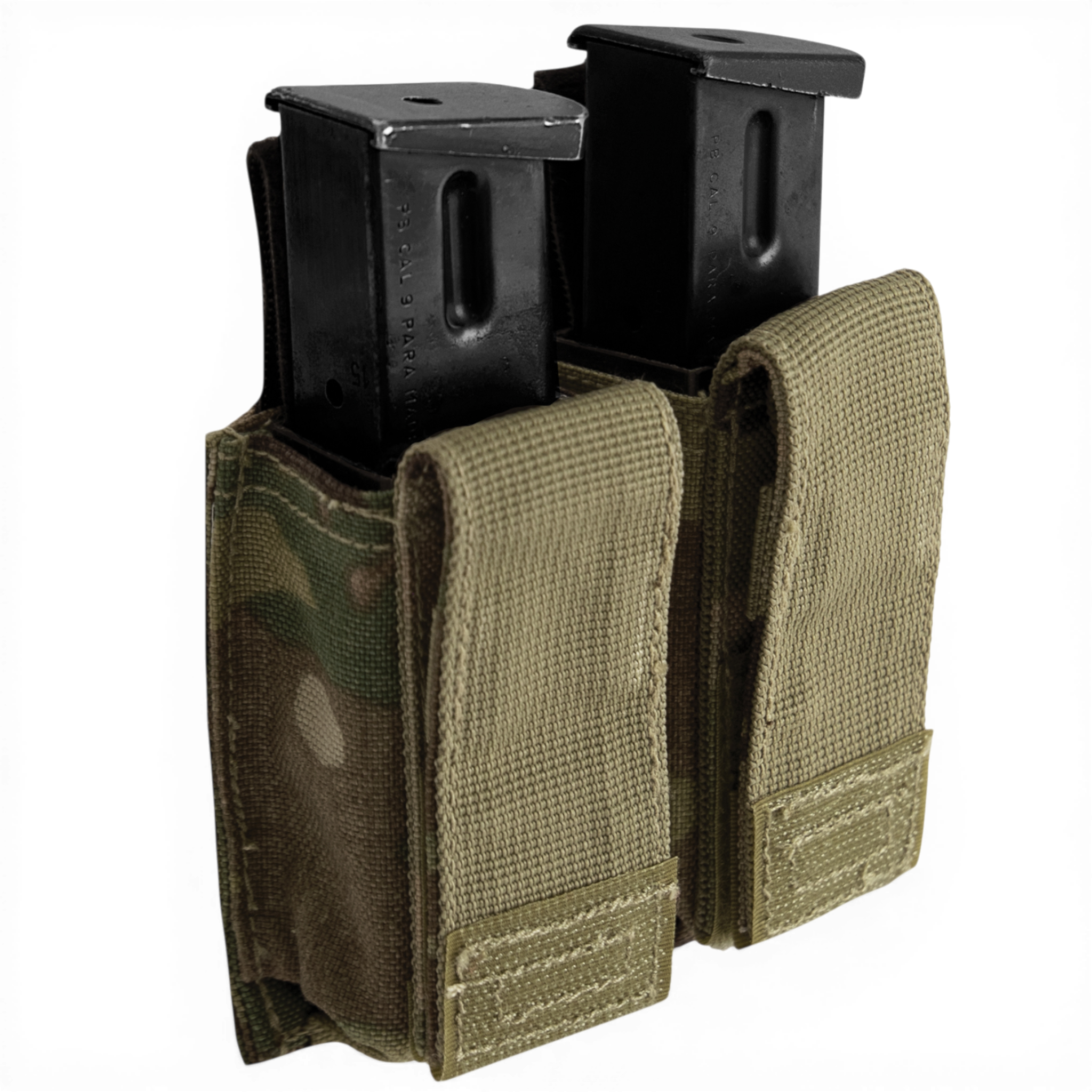 CTC MOLLE Double Pistol Mag Pouch with Insert