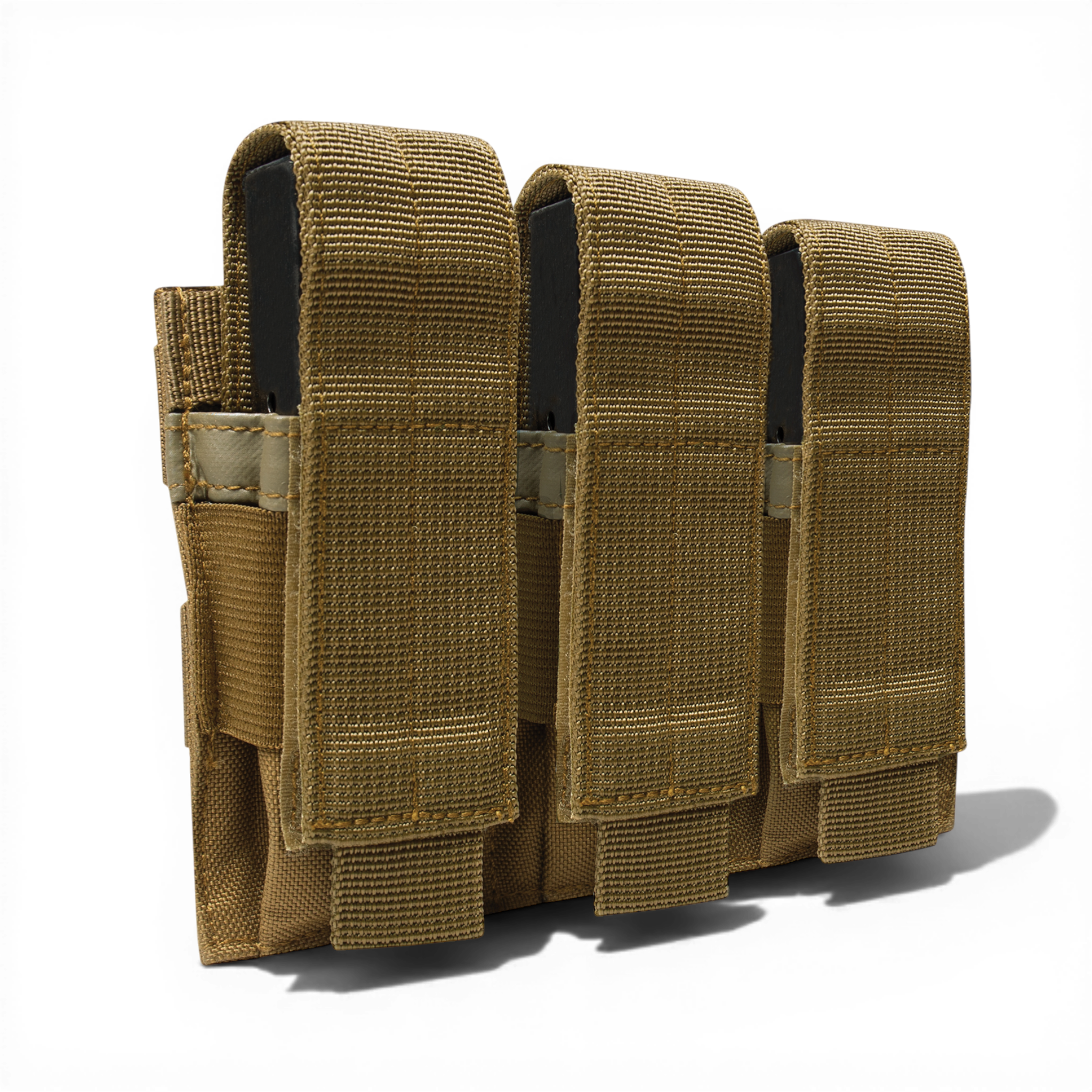 CTC MOLLE Triple Pistol Mag Pouch