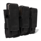 CTC MOLLE Triple Pistol Mag Pouch
