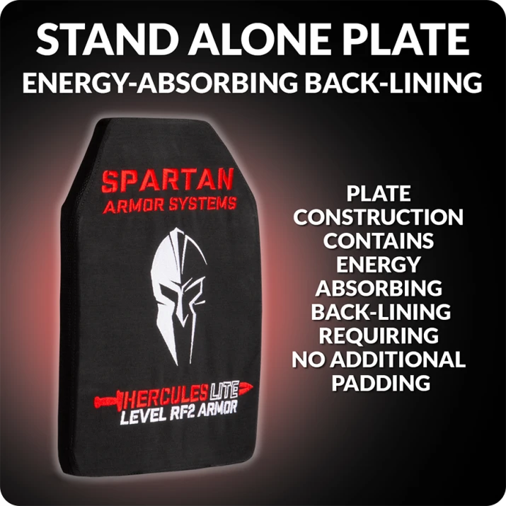 Hercules LITE Level RF2/III+ Lightweight Body Armor Plates | Set of Two