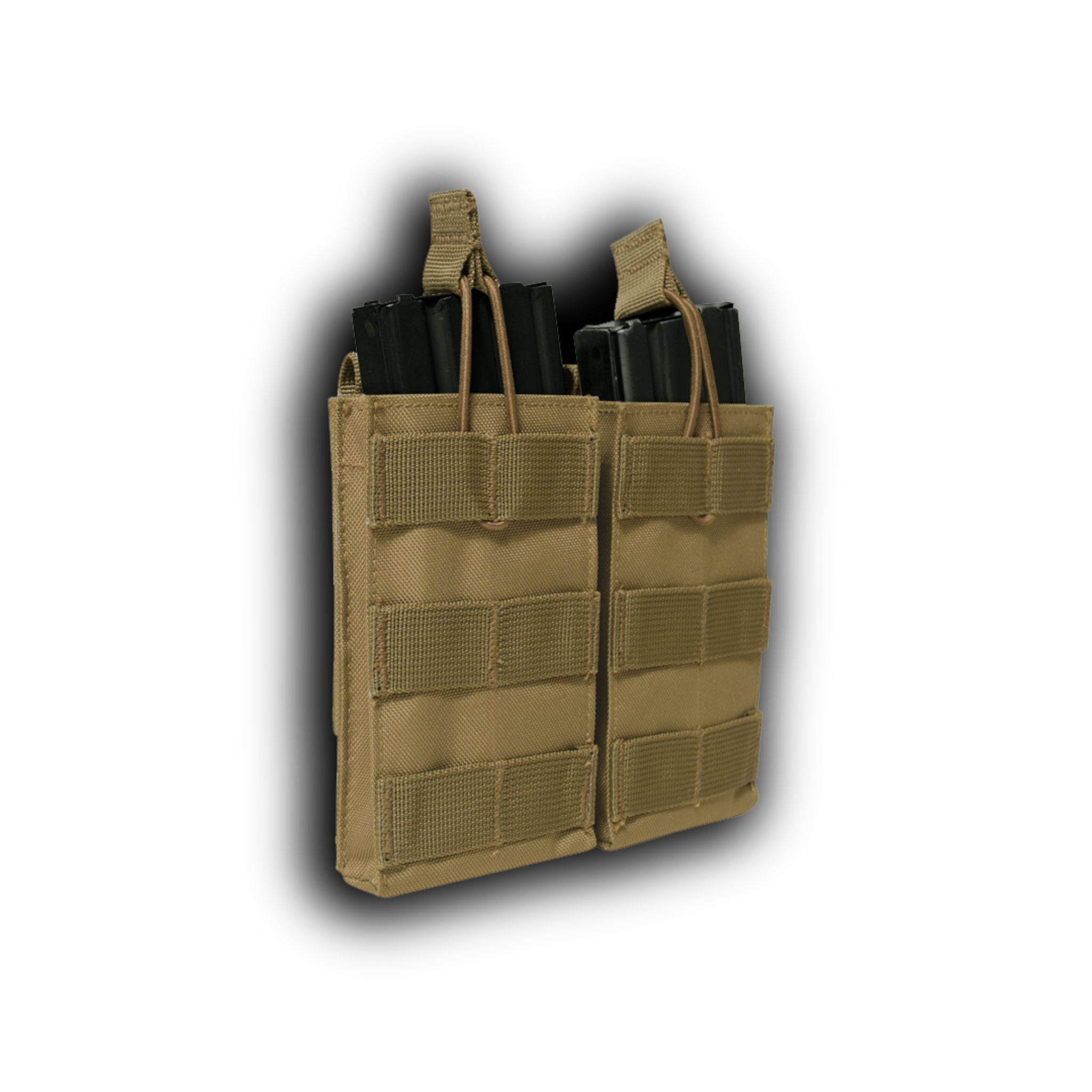 CTC MOLLE Open Top Double Rifle Mag Pouch