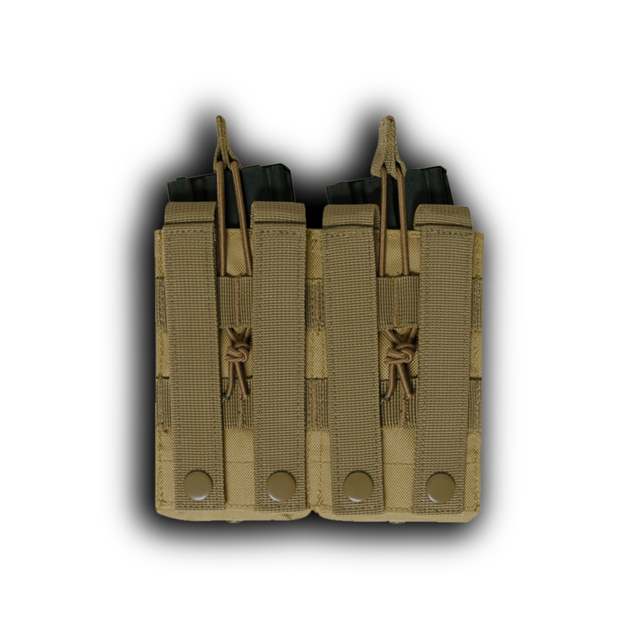 CTC MOLLE Open Top Double Rifle Mag Pouch