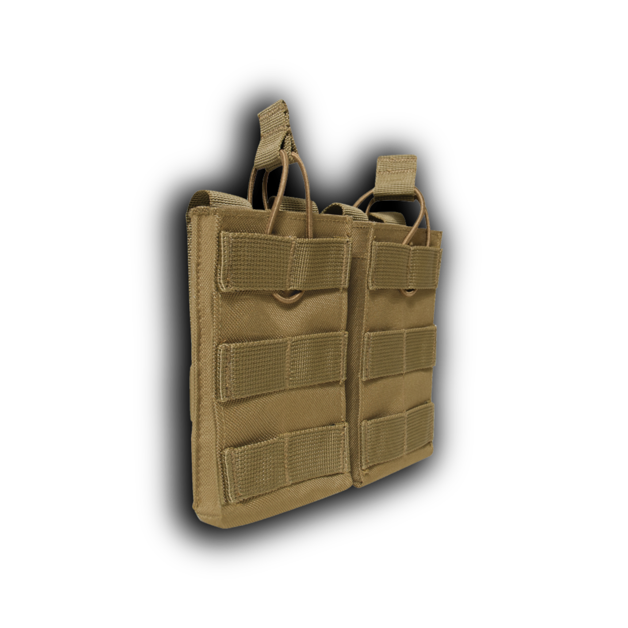 CTC MOLLE Open Top Double Rifle Mag Pouch