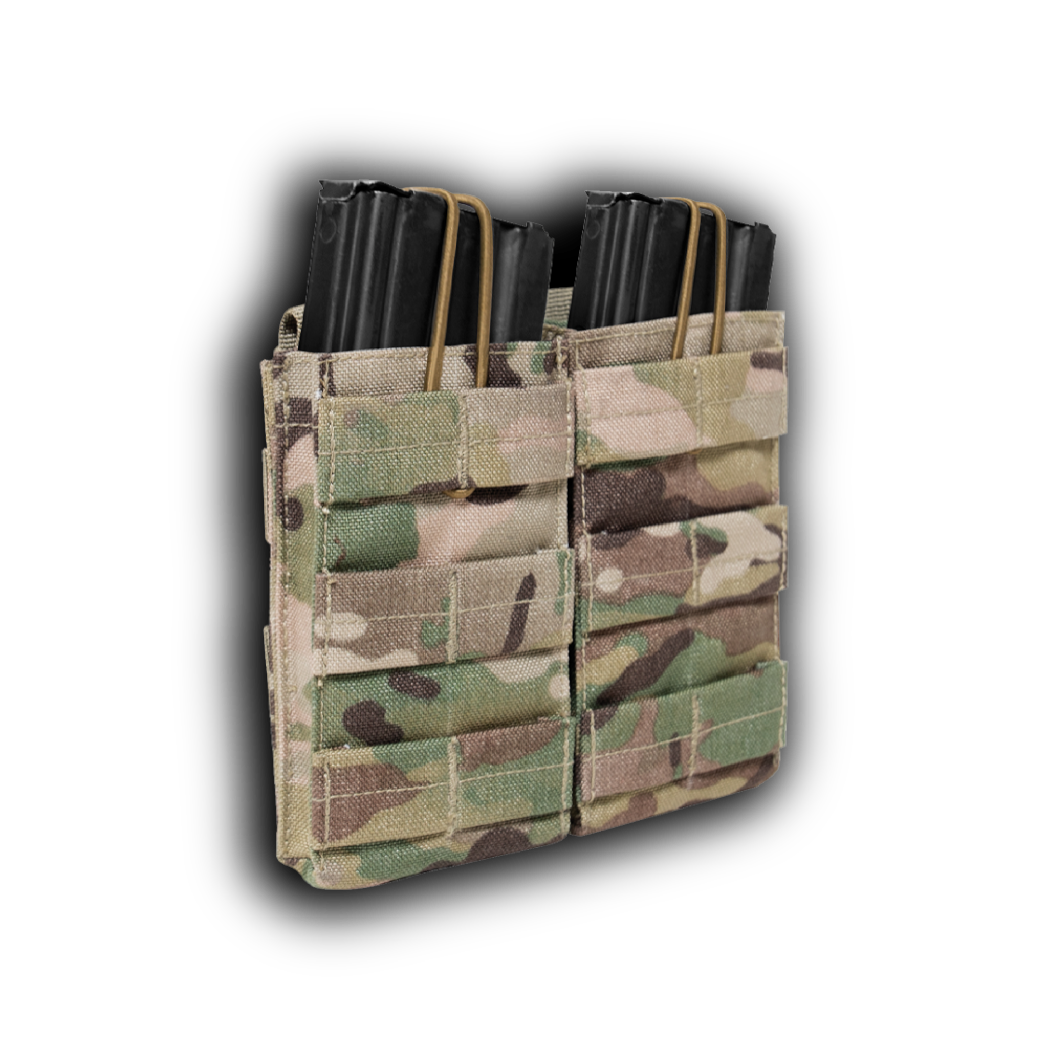 CTC MOLLE Open Top Double Rifle Mag Pouch