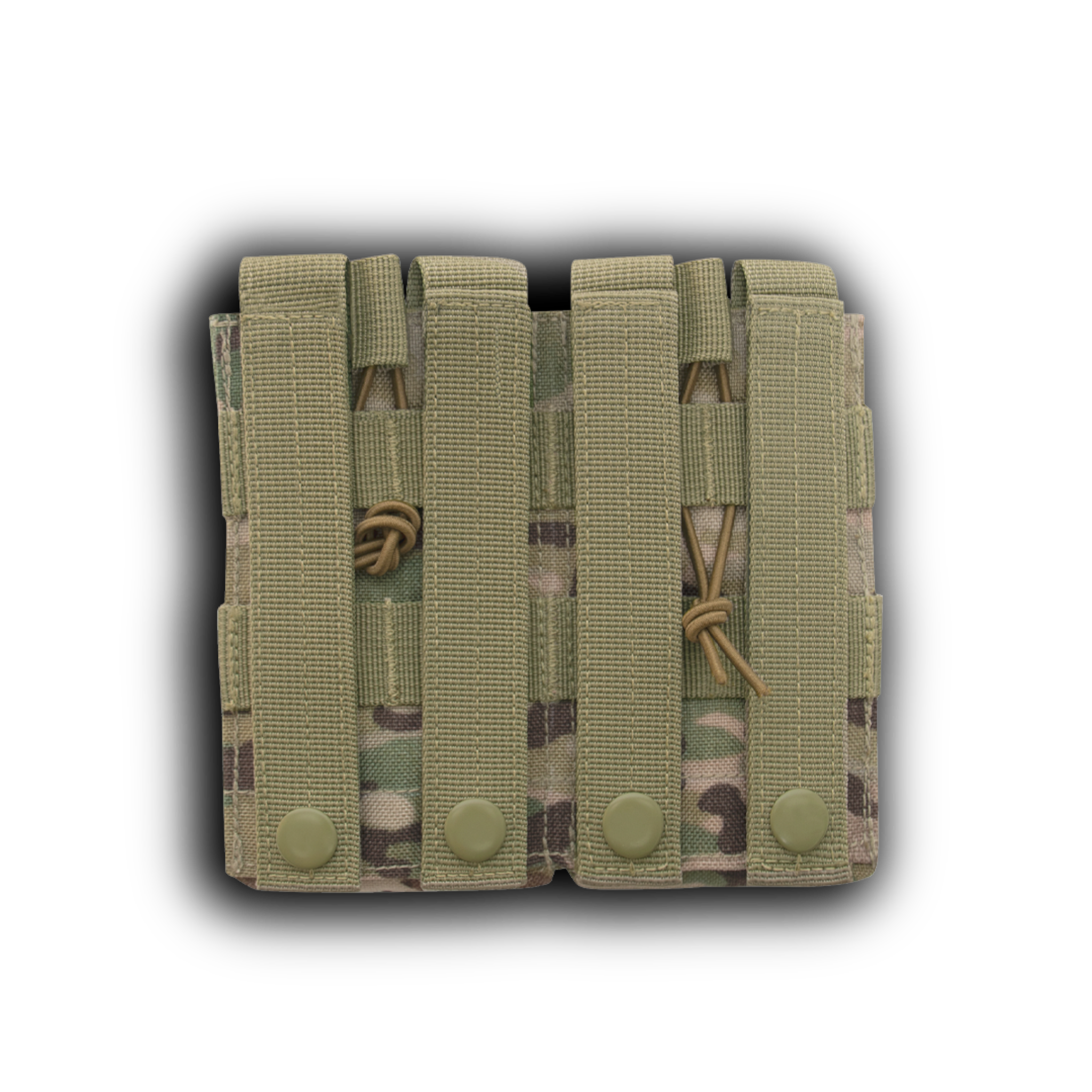 CTC MOLLE Open Top Double Rifle Mag Pouch