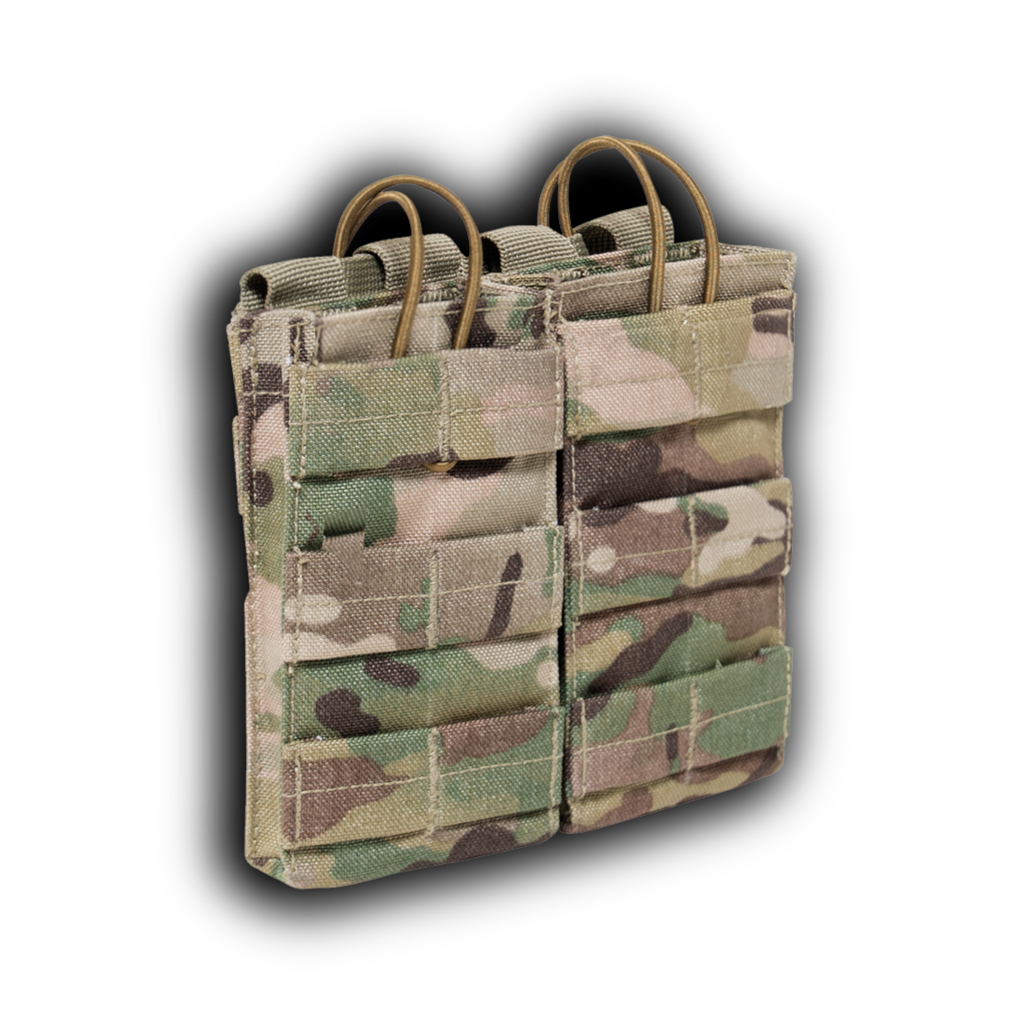 CTC MOLLE Open Top Double Rifle Mag Pouch