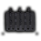 MOLLE Triple Kangaroo Rifle and Pistol Mag Pouch