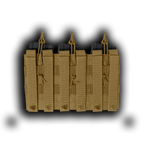 MOLLE Triple Kangaroo Rifle and Pistol Mag Pouch