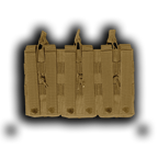 MOLLE Triple Kangaroo Rifle and Pistol Mag Pouch