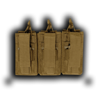 MOLLE Triple Kangaroo Rifle and Pistol Mag Pouch