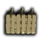 MOLLE Triple Kangaroo Rifle and Pistol Mag Pouch
