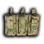 MOLLE Triple Kangaroo Rifle and Pistol Mag Pouch