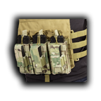 MOLLE Triple Kangaroo Rifle and Pistol Mag Pouch