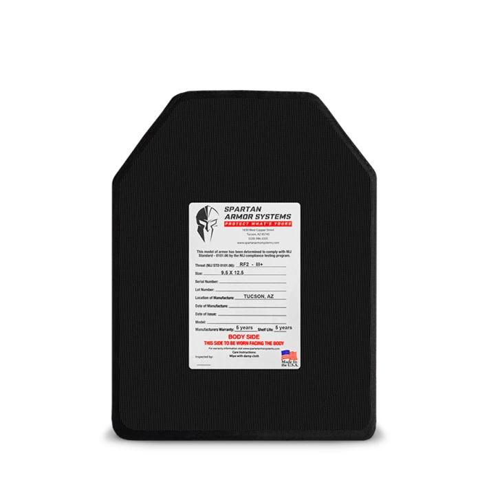 Hercules LITE Level RF2/III+ Lightweight Body Armor Plates | Set of Two