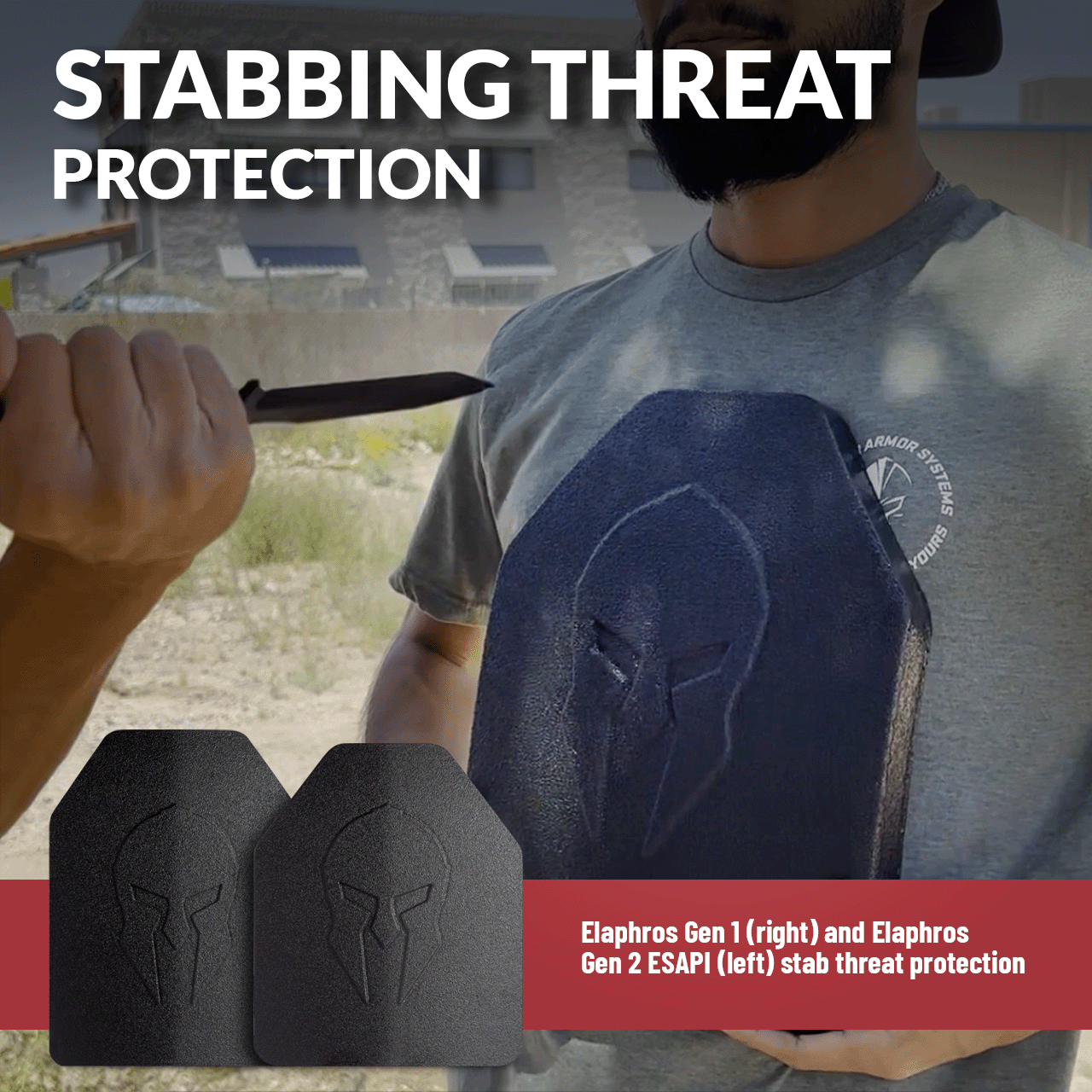Elaphros® Gen 1 Lightweight Body Armor | Set of Two
