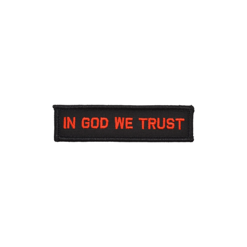 "In God We Trust - 1x3.75 Patch