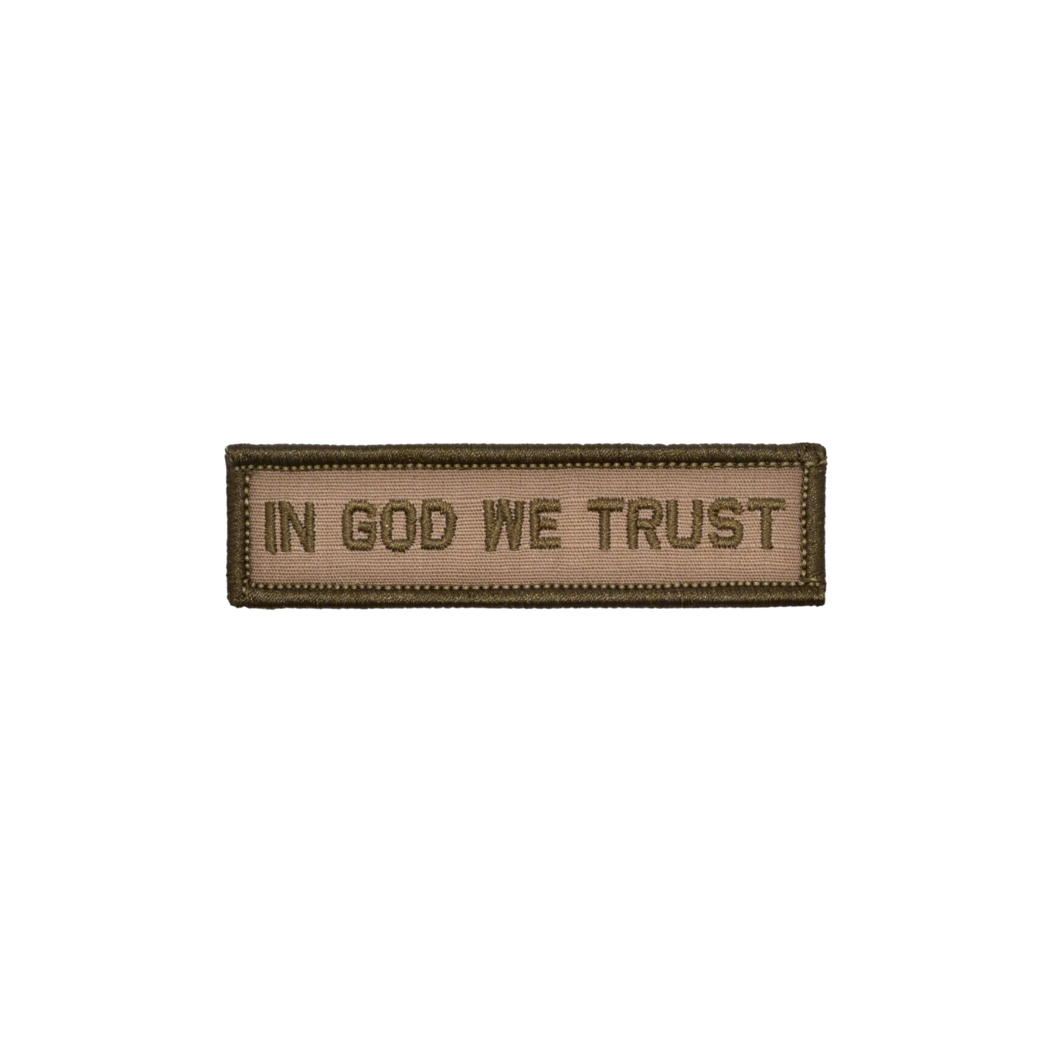 "In God We Trust - 1x3.75 Patch