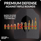 10" x 12" | Spartan™ Omega™ AR500 Steel Body Armor | Set of Two