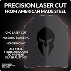 10" x 12" | Spartan™ Omega™ AR500 Steel Body Armor | Set of Two