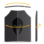 10" x 12" | Spartan™ Omega™ AR500 Steel Body Armor | Set of Two