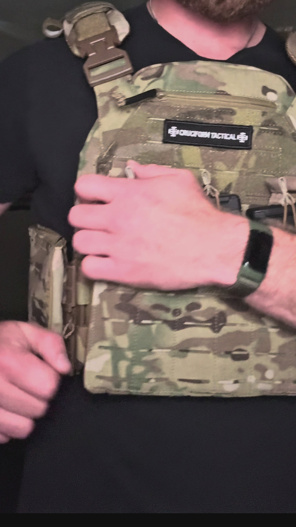 "Covenant" MOLLE Laser Cut Plate Carrier Vest